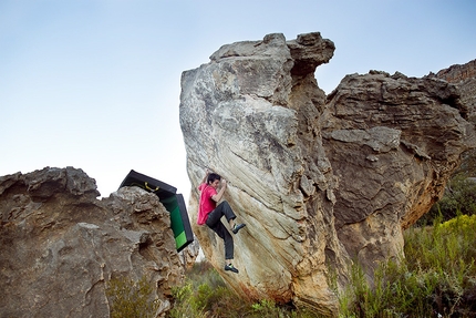 Paul Robinson - Paul Robinson establishing Between Earth and Sky, Cederberg, South Africa