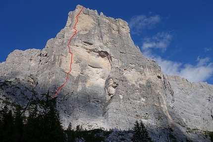 Torre Venezia, Civetta, Dolomiti, Alessandro Baù - Stile Libero alla Torre Venezia in Civetta, Dolomiti