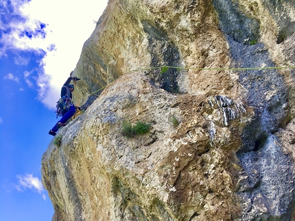 Rocca di Oratino, Riccardo Quaranta - Riccardo Quaranta in apertura su Power alla Rocca di Oratino