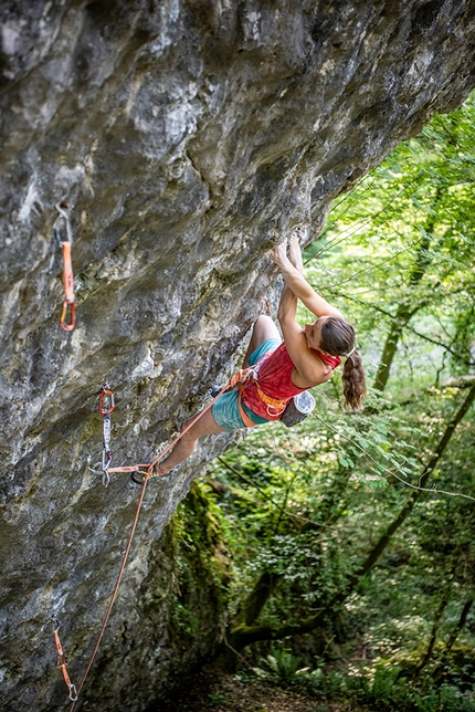 Anak Verhoeven frees Kraftio, the hardest climb in Belgium dedicated to Chloé Graftiaux