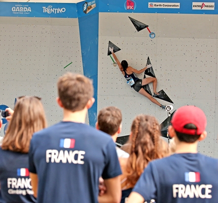 Luce Douady - Luce Douady competing at the IFSC World Youth Championships Arco 2019