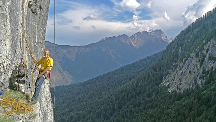 Cima Cee, Dolomiti di Brenta, Rolando Larcher, Luca Giupponi - Fine di un’Epoca alla Cima Cee nelle Dolomiti di Brenta: Marco Curti