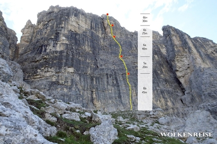 Wolkenreise, a journey through the clouds in the Dolomites