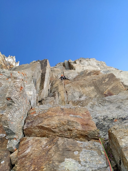 Becca di Montandaynè in Valnontey, liberata la Via delle Guide di Cogne alla parete Sud