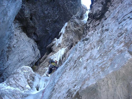 Gasterntal / Kandersteg - Markus Stofer e Bernd Rathmayr sulla via 