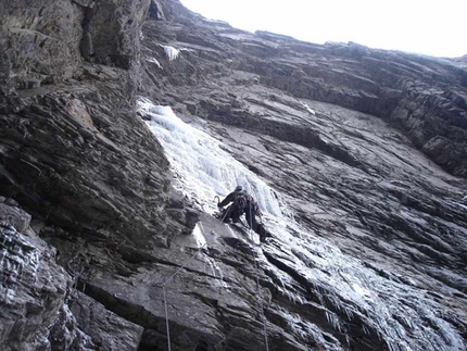 Gasterntal / Kandersteg - Markus Stofer e Bernd Rathmayr sulla via 