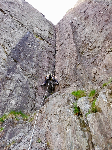 Gerardo Re Depaolini - Gerardo Re Depaolini su Cenotaph corner, Dinas Cromlech, Galles