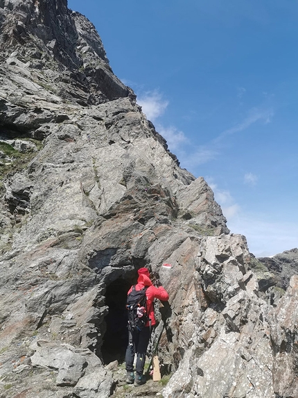 Punta d’Albiolo, Cevedale - La salita alla Punta d’Albiolo nel gruppo del Cevedale