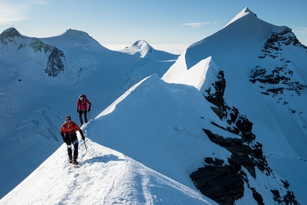 Watch Nicolas Hojac, Adrian Zurbrügg speed across the Monte Rosa Traverse