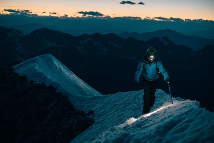 Peter Moser - Peter Moser sulla Cima d'Asta durante il progetto di tutte le 200 cime del selvaggio Lagorai in inverno