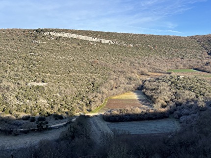 Dvigrad - La falesia di Dvigrad, Istria, Croazia.