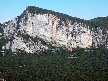 Monte Pastello, Val d'Adige, Marco Gnaccarini, Ivan Maghella - Monte Pastello in Val d'Adige