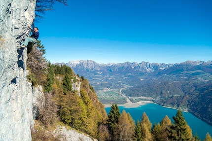 La Falesia di Nevegàl, ovvero la Terrazza sul Lago di Santa Croce