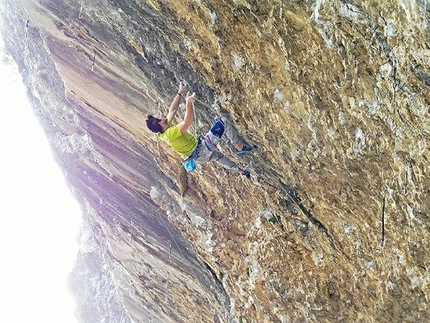 Davide Picco - Davide Picco su Pure Dreaming 9a a Massone, Arco