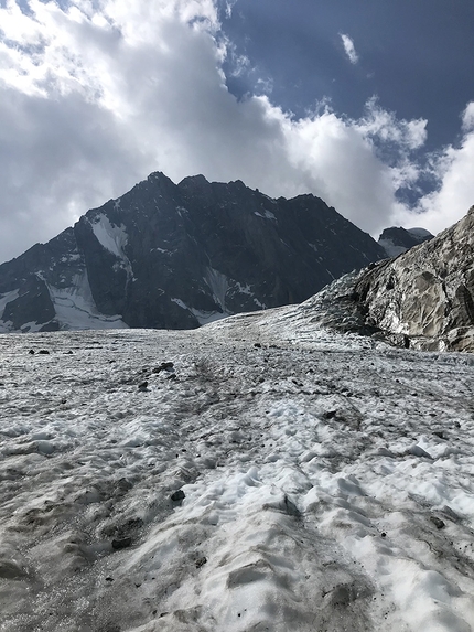 Grandes Jorasses, Manitua, Federica Mingolla, Leo Gheza - Grandes Jorasses, Mont Blanc massif