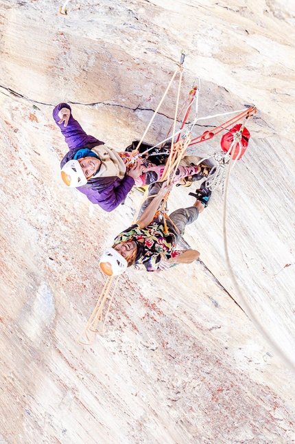 Nico Favresse, Sébastien Berthe - Nicolas Favresse & Sébastien Berthe climbing Headless Children in the Rätikon massif