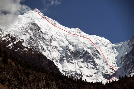 Rakaposhi  - Rakaposhi (7,788m) climbed by Kazuya Hiraide and Kenro Nakajima