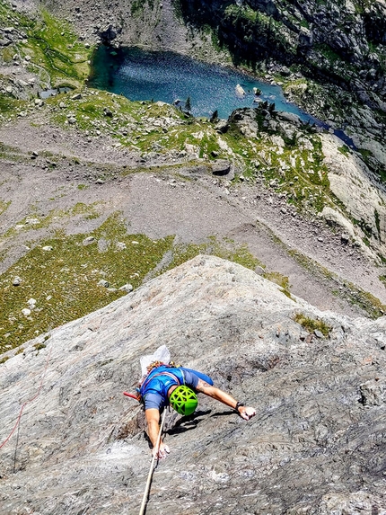 Valle di Trona, arrampicata, Val Gerola, Cristian Candiotto, Alessandro Beretta - L'apertura di Via Leontopodium in Valle di Trona (Val Gerola) di Cristian Candiotto e Alessandro Beretta