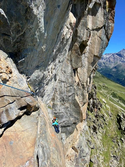 Pilier Petey, Crête Sèche, Valle d’Aosta - Sulla via Little Prince Robert al Pilier Petey, Crête Sèche in Valle d’Aosta