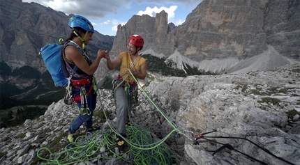 Mountain Stories di Nicola Tondini: la via Ghedina al Col Bocià nelle Dolomiti