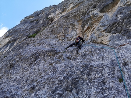 Rocchetta Alta di Bosconero, Dolomiti: sulle orme di Renato Panciera e Nanni de Biasi