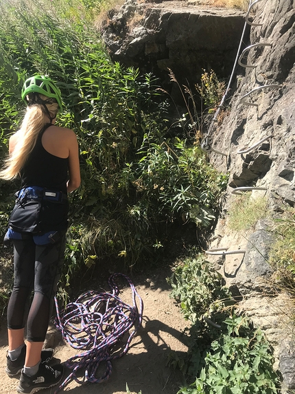 Via Ferrata Casimiro, Val di Rhêmes - La Via Ferrata Casimiro in Val di Rhêmes, Valle d'Aosta