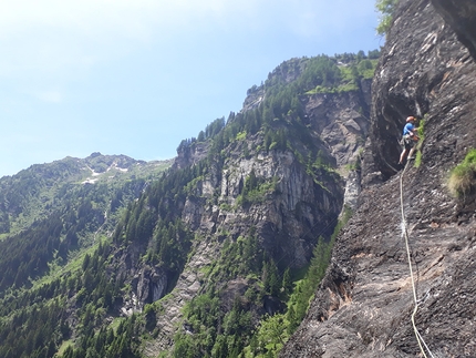 Math20, una nuova via di arrampicata in Valle Antigorio, Ossola