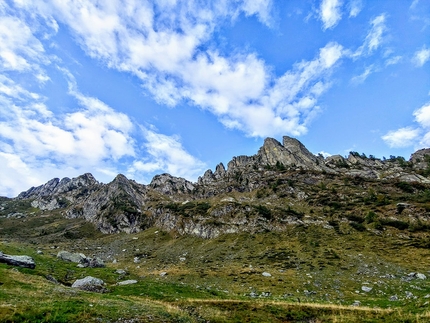 Denti della Vecchia di Pescegallo, riattrezzata la cresta Filun della Rocca