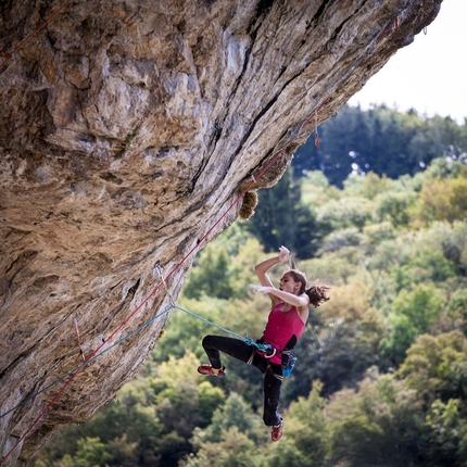 Laura Rogora, Ceredo - Laura Rogora in arrampicata a Ceredo