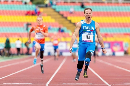 Andrea Lanfri - Andrea Lanfri ai campionati europei paralimpici di Berlino 2018. Classe 1986, nel 2015 in seguito ad una meningite fulminante con sepsi meningococcica ha perso entrambe le gambe e sette dita delle mani,