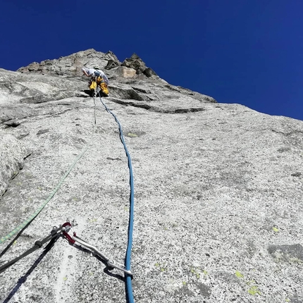 Le Iene al Corno Gioià, nuova via d’arrampicata in Adamello
