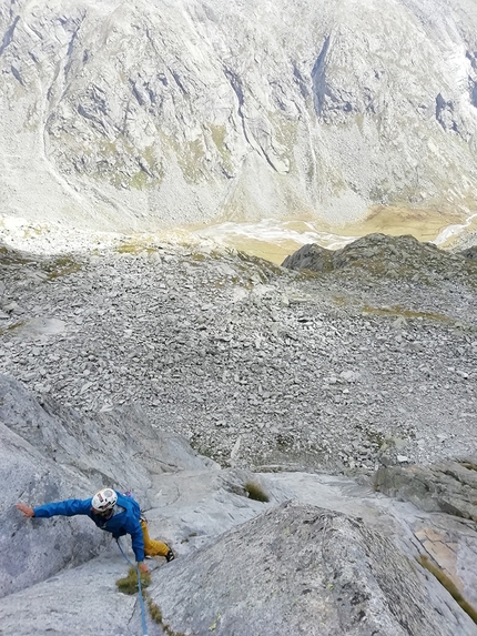 Corno Gioià, Adamello, Matteo Castellini, Luigi Froldi, Jacopo Pianta - Le Iene al Corno Gioià in Adamello: Luigi Froldi in uscita L3