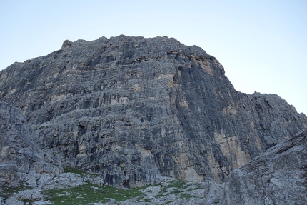 Torrione di Vallesinella, Brenta Dolomites, Alessandro Beber, Alberto Fedrizzi, Martina Paolazzi - Frizzi & Lazzi on Torrione di Vallesinella in the Brenta Dolomites