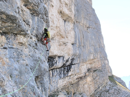 The King of Fanes, nuova via sul Col Bechei di Simon Kehrer e Manuel Baumgartner