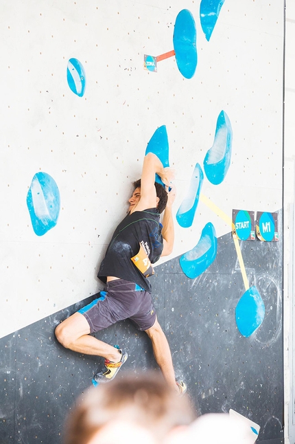 Campionato Italiano Boulder 2020 - Davide Colombo durante il Campionato Italiano Boulder 2020