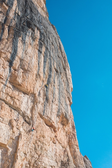 Heiligkreuzkofel / Sass de la Crusc, Dolomites, Martin Dejori, Titus Prinoth, Alex Walpoth - Xylophon on Heiligkreuzkofel / Sass de la Crusc, Dolomites: Martin Dejori, Titus Prinoth, Alex Walpoth in 2016
