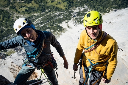 Sass de la Crusc, Dolomiti, Martin Dejori, Titus Prinoth, Alex Walpoth - Xylophon Sass de la Crusc, Dolomiti: Alex Walpoth, Titus Prinoth nel 2020