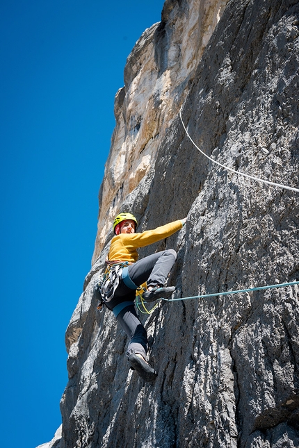 Sass de la Crusc, Dolomiti, Martin Dejori, Titus Prinoth, Alex Walpoth - Xylophon Sass de la Crusc, Dolomiti: Martin Dejori, Titus Prinoth, Alex Walpoth nel 2020