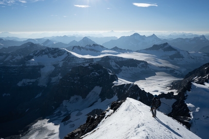 Mount Forbes, Canada, Alik Berg, Quentin Roberts - Mt. Forbes, Canada: Alik Berg and Quentin Roberts making the first ascent of the East Face, October 2020