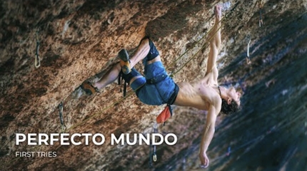 Video: Adam Ondra attempting Perfecto Mundo at Margalef