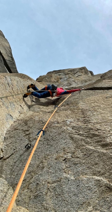 Federica Mingolla, Valle Orco, Colpo al cuore, Caporal - Federica Mingolla su Colpo al cuore al Caporal in Valle dell'Orco, novembre 2020