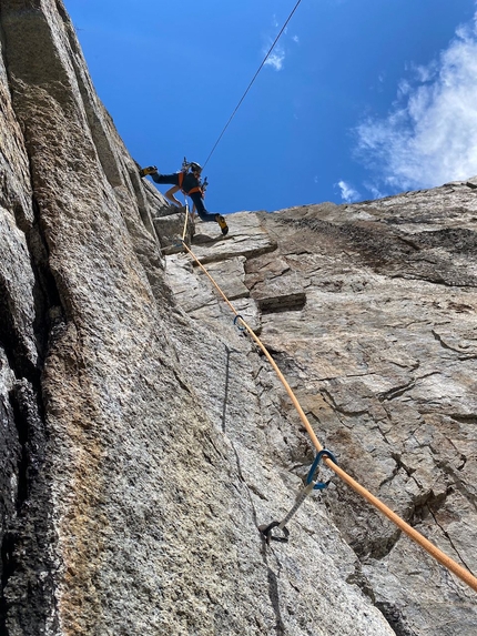 Federica Mingolla, Valle Orco, Colpo al cuore, Caporal - Federica Mingolla su Colpo al cuore al Caporal in Valle dell'Orco, novembre 2020