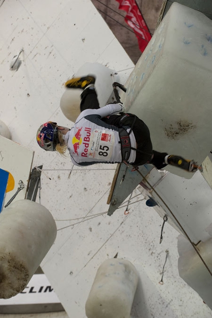 Ice Climbing World Cup - Saas Fee 2011 - Jenny Lavarda a Saas Fee 2011