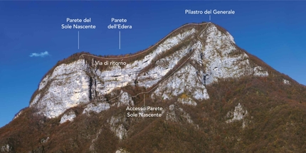 Monte Pubel, Valsugana, Angelo Giaretta, Francesco Leardi - Panoramica generale del Monte Pubel in Valsugana