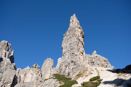 Campanile di Val Montanaia historic bell rings again across Dolomites