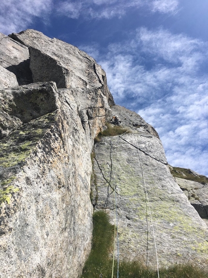 Via Cheope, nuova via di arrampicata al Corno Zuccone in Val Salarno