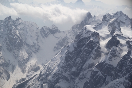 Scialpinismo Marmarole, Antelao, Sorapiss, Dolomiti - Forcella Peronàt (Marmarole, Dolomiti)