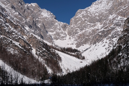 Scialpinismo Marmarole, Antelao, Sorapiss, Dolomiti - Traversata della catena Nord per Forcella Vanedèl - Marmarole (Val d’Oten, Forcella Vanedèl, Somadida - Palus San Marco)