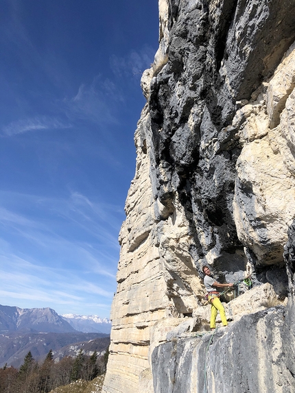 Campolongo arrampicata, Marco Toldo, Matthias Stefani, Franco Zuccollo, Renato Borgo - Marco Toldo e Matthias Stefani ripetendo la Diretta del Cafelate a Campolongo