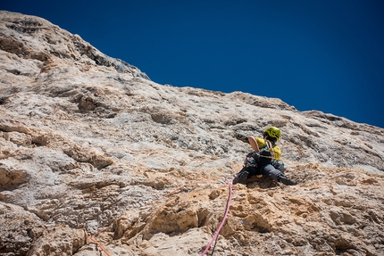 Pale di San Lucano, Martin Dejori, Titus Prinoth, Alex Walpoth  - Guardiano dei sogni, Terza Pala di San Lucano, Pale di San Lucano, Dolomites (Martin Dejori, Titus Prinoth, Alex Walpoth 01-04-11/2020)